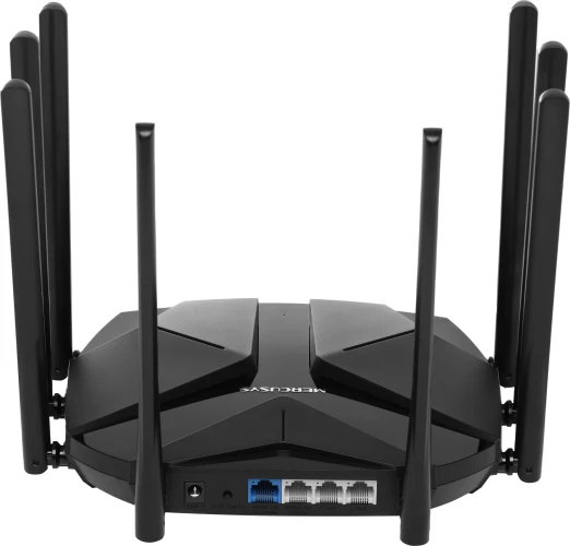 Роутер беспроводной Mercusys MR90X AX6000 100/1000/2500BASE-T черный
