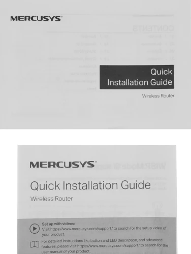 Роутер беспроводной Mercusys MR90X AX6000 100/1000/2500BASE-T черный