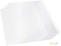 Обложка Silwerhof 382174 Монстрики для учебника с липк.сл. (набор 10шт) ПП 70мкм гладкая прозр. 250х380мм