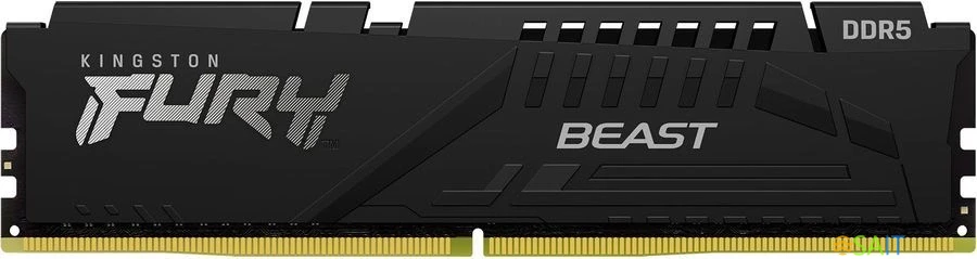 Память DDR5 32GB 5600MHz Kingston KF556C36BBE-32 Fury Beast Black RTL Gaming PC5-44800 CL36 DIMM 288-pin 1.25В single rank с радиатором Ret