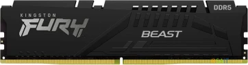 Память DDR5 32GB 5600MHz Kingston KF556C36BBE-32 Fury Beast Black RTL Gaming PC5-44800 CL36 DIMM 288-pin 1.25В single rank с радиатором Ret
