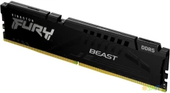 Память DDR5 32Gb 5600MHz Kingston KF556C36BBE-32 Fury Beast Black RTL Gaming PC5-44800 CL36 DIMM 288-pin 1.25В с радиатором Ret