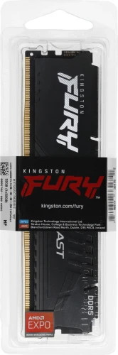 Память DDR5 32GB 5600MHz Kingston KF556C36BBE-32 Fury Beast Black RTL Gaming PC5-44800 CL36 DIMM 288-pin 1.25В single rank с радиатором Ret