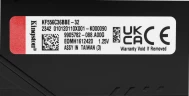 Память DDR5 32GB 5600MHz Kingston KF556C36BBE-32 Fury Beast Black RTL Gaming PC5-44800 CL36 DIMM 288-pin 1.25В single rank с радиатором Ret