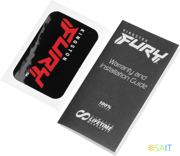 Память DDR5 32GB 5600MHz Kingston KF556C36BBE-32 Fury Beast Black RTL Gaming PC5-44800 CL36 DIMM 288-pin 1.25В single rank с радиатором Ret