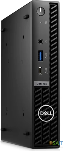 Неттоп Dell Optiplex 7020 Micro i3 14100T (2.7) 8Gb SSD512Gb UHDG 730 Linux Ubuntu GbitEth WiFi BT 65W мышь клавиатура черный (7020-3850)
