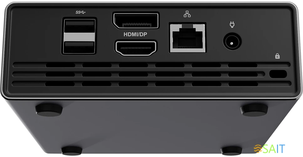 Неттоп Digma Pro Minimax U1 i5 1335U (1.3) 16Gb SSD512Gb UHDG Windows 11 Professional GbitEth WiFi BT 60W темно-серый/черный (DPP5-ADXW03)