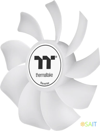 Вентилятор для корпуса Thermaltake Swafan EX12 Reverse ARGB 120х120x25 белый 4-pin 32.5дБ (упак.:3шт) (CL-F169-PL12SW-A) Ret