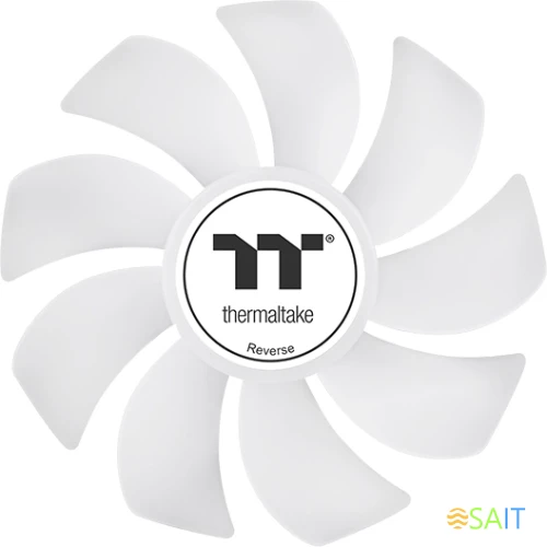 Вентилятор для корпуса Thermaltake Swafan EX12 Reverse ARGB 120х120x25 белый 4-pin 32.5дБ (упак.:3шт) (CL-F169-PL12SW-A) Ret