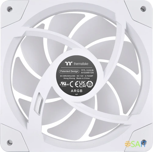Вентилятор для корпуса Thermaltake Swafan EX12 Reverse ARGB 120х120x25 белый 4-pin 32.5дБ (упак.:3шт) (CL-F169-PL12SW-A) Ret
