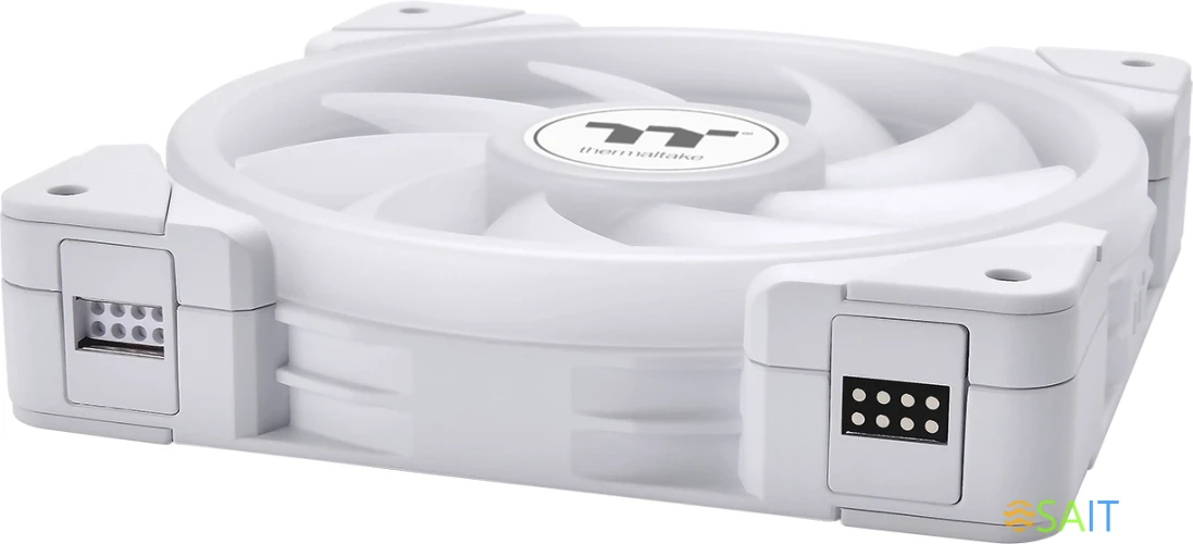 Вентилятор для корпуса Thermaltake Swafan EX12 Reverse ARGB 120х120x25 белый 4-pin 32.5дБ (упак.:3шт) (CL-F169-PL12SW-A) Ret