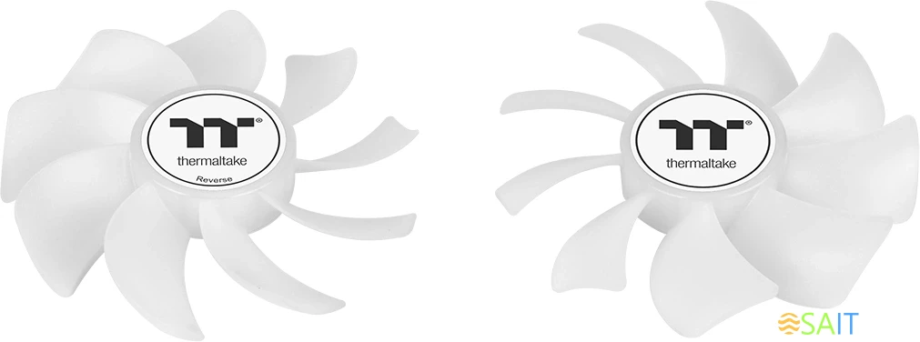 Вентилятор для корпуса Thermaltake Swafan EX12 Reverse ARGB 120х120x25 белый 4-pin 32.5дБ (упак.:3шт) (CL-F169-PL12SW-A) Ret