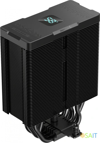 Устройство охлаждения(кулер) Deepcool AG500 Digital ARGB ARGB Soc-AM5/AM4/1200/1700/1851 черный 4-pin 29.4dB Al+Cu LCD 240W 845gr Ret (R-AG500-BKADMN-G-1)