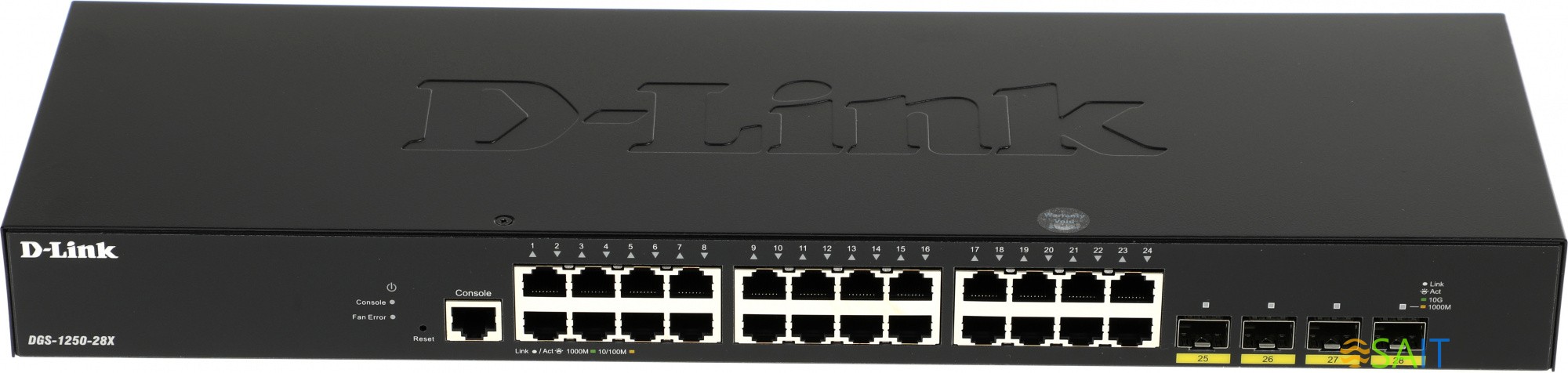 Коммутатор D-Link DGS-1250-28X/A1A 24x1Гбит/с 4SFP+ управляемый