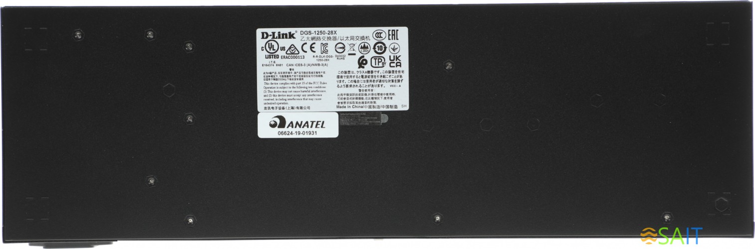 Коммутатор D-Link DGS-1250-28X/A1A 24x1Гбит/с 4SFP+ управляемый