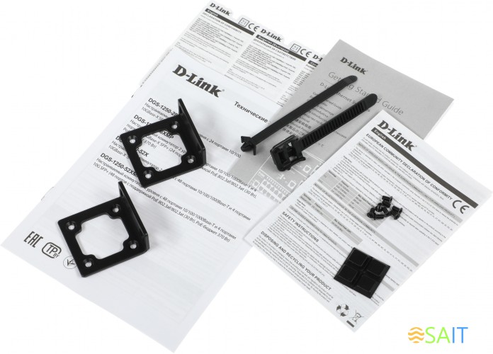 Коммутатор D-Link DGS-1250-28X/A1A 24x1Гбит/с 4SFP+ управляемый