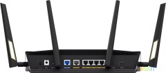 Роутер беспроводной Asus RT-AX88U PRO AX6000 10/100/1000/2500BASE-TX/4G ready черный