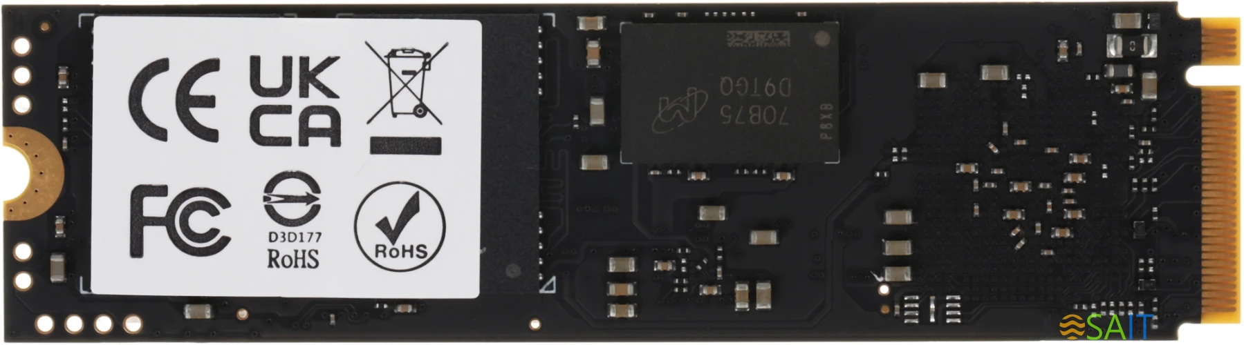 Накопитель SSD AGi PCIe 4.0 x4 1TB AGI1T0G44AI838 AI838 M.2 2280
