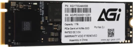 Накопитель SSD AGi PCIe 4.0 x4 1TB AGI1T0G44AI838 AI838 M.2 2280