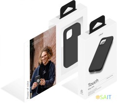 Чехол (клип-кейс) uBear для Apple iPhone 15 Plus Touch Mag Case with MagSafe черный (CS270BL67TH-I23M)