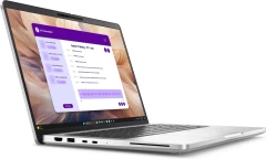 Ноутбук Dell Pro 14 Plus Core Ultra 7 265U 16Gb SSD1Tb Intel Graphics 14" IPS FHD+ (1920x1200) Linux grey WiFi BT Cam (PRO14PL-5655)