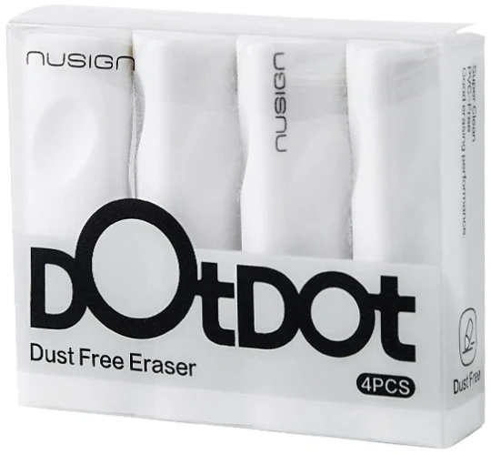 Ластик Deli Nusign NS748 белый