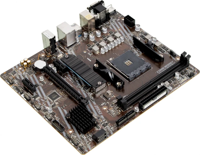 Материнская плата MSI A520M PRO Soc-AM4 AMD A520 2xDDR4 mATX AC`97 8ch(7.1) GbLAN RAID+VGA+HDMI+DP