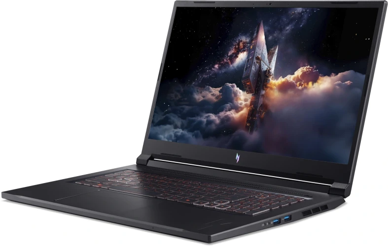 Ноутбук Acer Nitro V 17 AI ANV17-41-R9Q9 Ryzen 7 260 16Gb SSD1Tb NVIDIA GeForce RTX 5060 8Gb 17.3" IPS QHD (2560x1440) без ОС black WiFi BT Cam (NH.QYVCD.007)