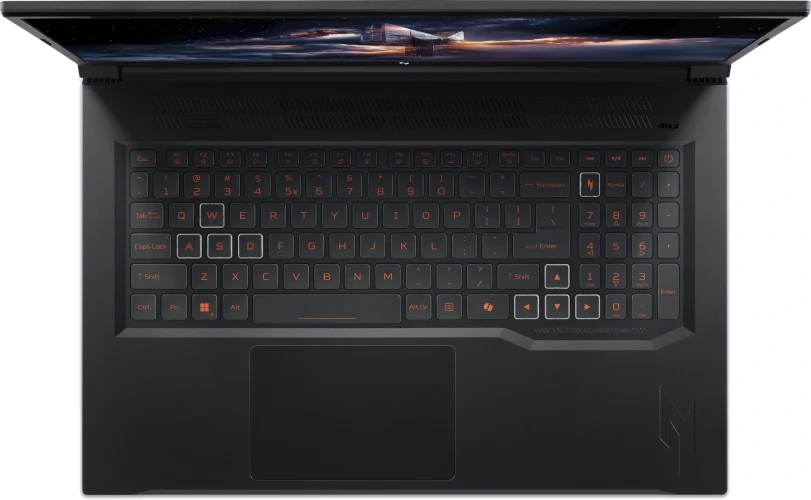 Ноутбук Acer Nitro V 17 AI ANV17-41-R9Q9 Ryzen 7 260 16Gb SSD1Tb NVIDIA GeForce RTX 5060 8Gb 17.3" IPS QHD (2560x1440) без ОС black WiFi BT Cam (NH.QYVCD.007)