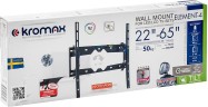 Кронштейн для телевизора Kromax ELEMENT-4 черный 22"-65" макс.50кг настенный наклон