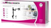 Кронштейн для мониторов Ultramounts UM736 черный 17"-32" макс.8кг крепление к столешнице поворот и наклон