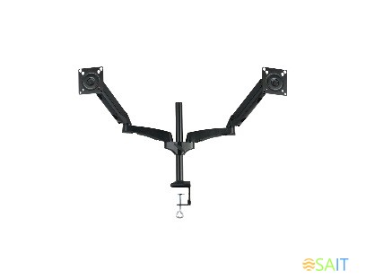 Кронштейн для мониторов ЖК Kromax OFFICE-12 черный 15"-32" макс.12кг настольный поворот и наклон