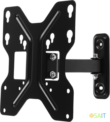 Кронштейн для телевизора Ultramounts UM898 черный 23"-42" макс.30кг настенный поворотно-выдвижной и наклонный