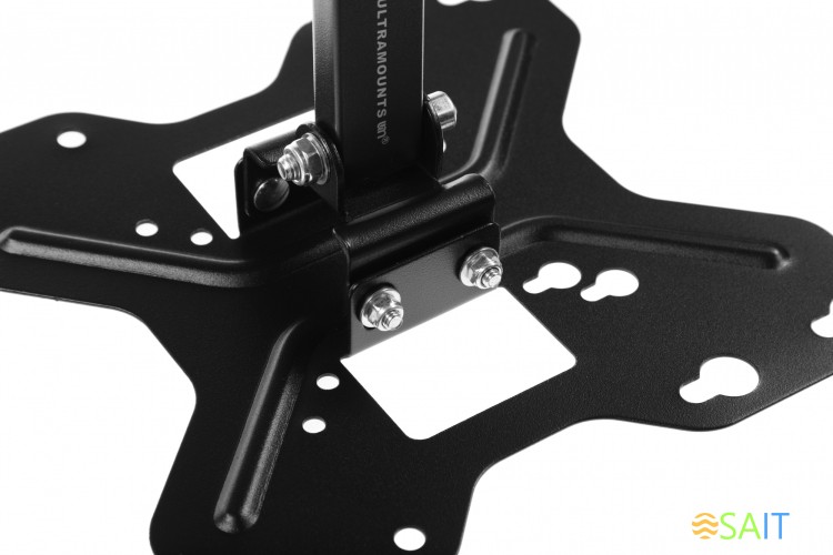 Кронштейн для телевизора Ultramounts UM898 черный 23"-42" макс.30кг настенный поворотно-выдвижной и наклонный