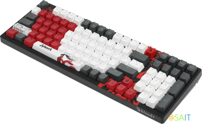 Клавиатура A4Tech Bloody S98 Naraka механическая черный/красный USB for gamer LED (S98 NARAKA)
