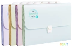 Папка-портфель Deli Colorful EF614 13 отдел. A4 полипропилен ассорти