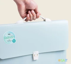 Папка-портфель Deli Colorful EF614 13 отдел. A4 полипропилен ассорти