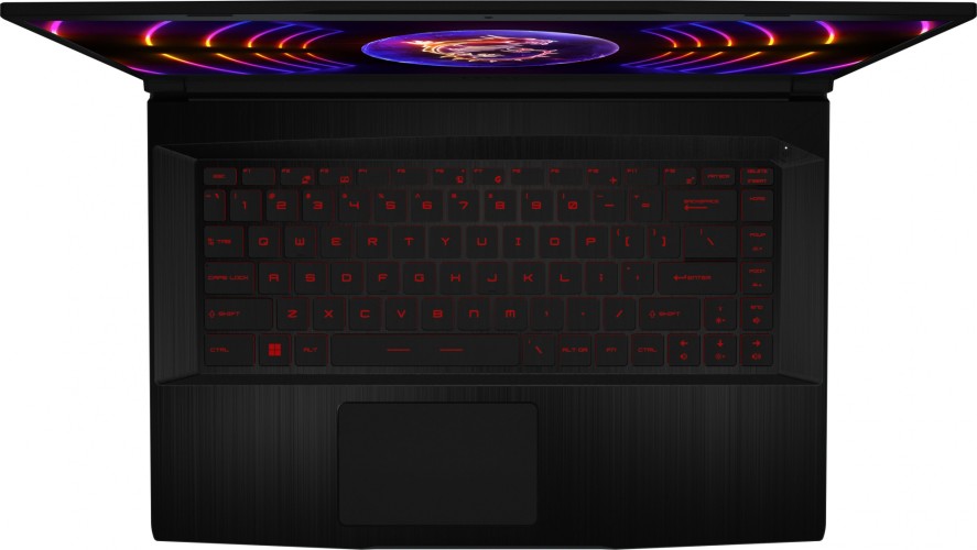 Ноутбук MSI GF63 Thin 12VE-1038XRU Core i5 12450H 16Gb SSD1Tb NVIDIA GeForce RTX4050 6Gb 15.6" IPS FHD (1920x1080) Free DOS black WiFi BT Cam (9S7-16R821-1038)