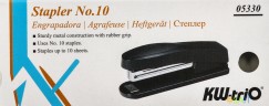 Степлер Kw-Trio 05330l/gray Trio N10 (10листов) светло-серый 100скоб