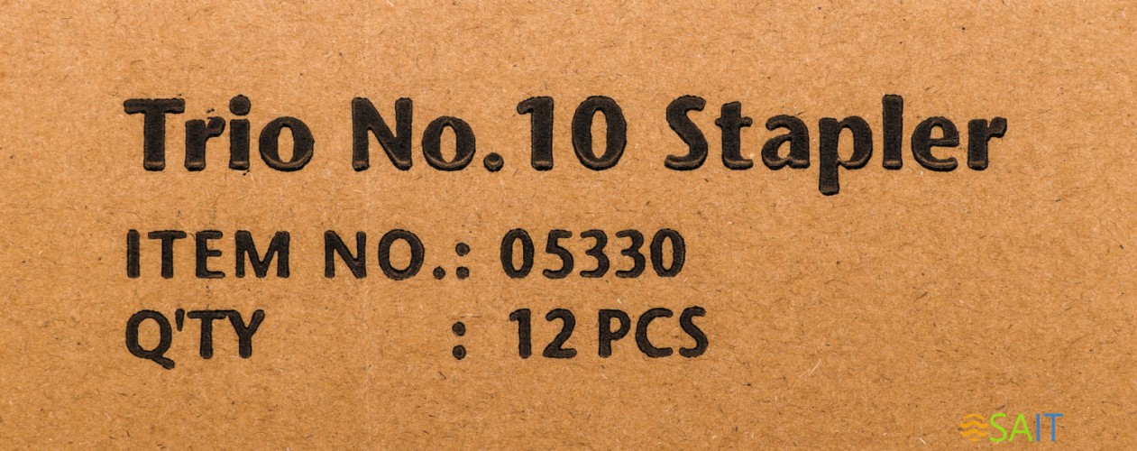 Степлер Kw-Trio 05330l/gray Trio N10 (10листов) светло-серый 100скоб