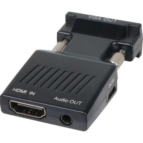 Переходник Переходник VCOM HDMI F/VGA M+mini jack 3.5 mm M (CA336A)