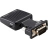 Переходник Переходник VCOM HDMI F/VGA M+mini jack 3.5 mm M (CA336A)