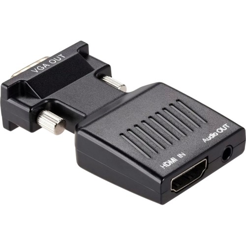Переходник Переходник VCOM HDMI F/VGA M+mini jack 3.5 mm M (CA336A)