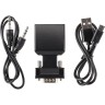 Переходник Переходник VCOM HDMI F/VGA M+mini jack 3.5 mm M (CA336A)