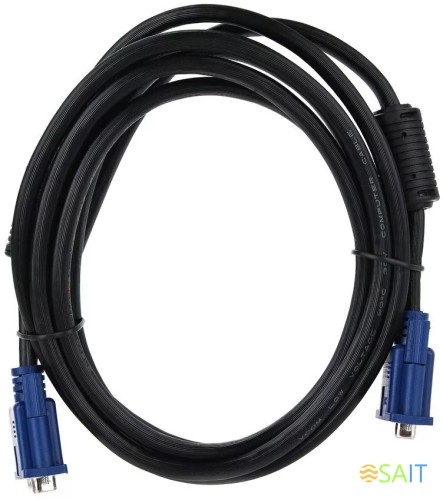 Кабель-удлинитель видео Premier 5-960EXT VGA (m)/VGA (f) 3м. феррит.кольца черный (5-960EXT 3.0)