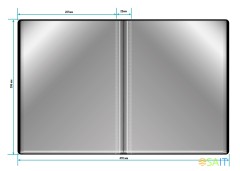 Папка с 40 прозр.вклад. Бюрократ -BPV40 A4 пластик 0.65мм торц.карм с бум. встав ассорти