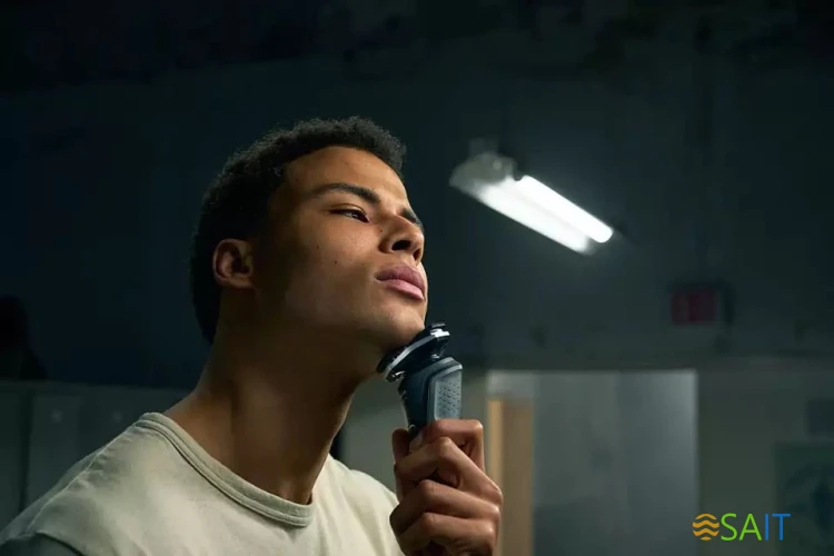 Бритва роторная Philips S5898/35 реж.эл.:3 питан.:элек.сеть/аккум. черный/серый