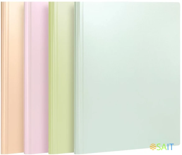 Папка с 60 прозр.вклад. Deli PQ306-60 A4 полипропилен ассорти