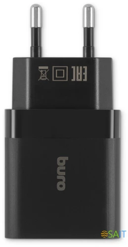 Сетевое зар./устр. Buro BUWE1 10.5W 2.1A 2xUSB универсальное черный (BUWE10S200BK)