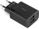 Сетевое зар./устр. Buro BUWE1 10.5W 2.1A 2xUSB универсальное черный (BUWE10S200BK)